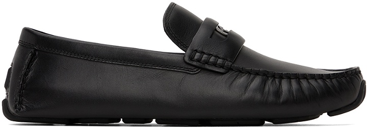 Photo: Coach 1941 Black Signature Coin Driver Loafers