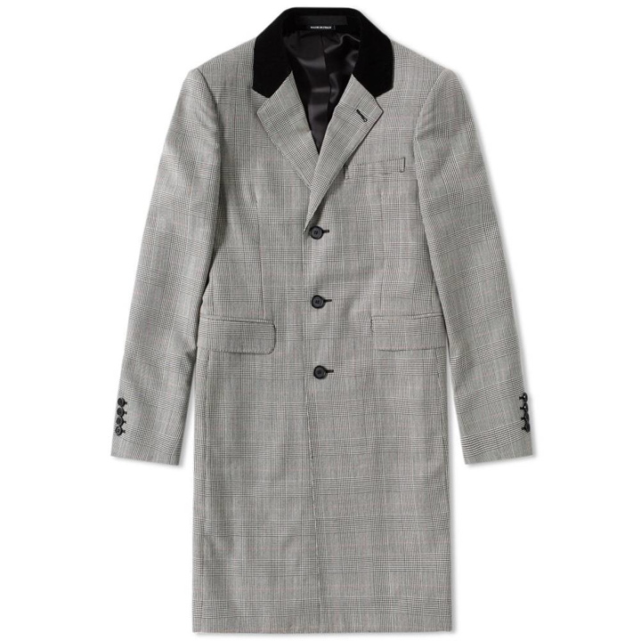 Photo: Alexander McQueen Prince of Wales Chesterfield Coat Neutrals