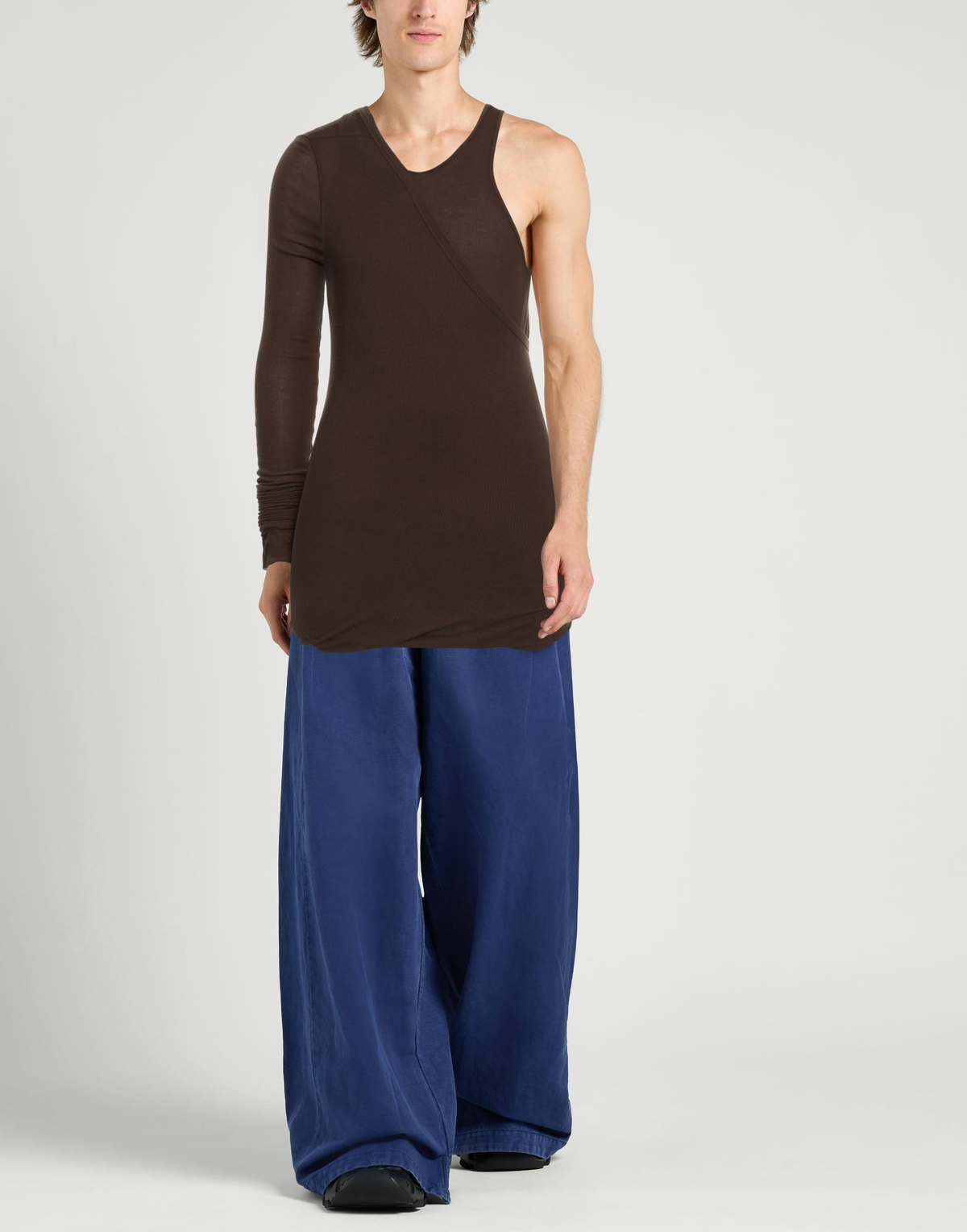 Rick Owens Mens T-shirt Dark in Brown