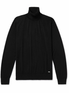 Brioni - Cashmere and Silk-Blend Rollneck Sweater - Black