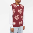 Butter Goods Men's Peace Knit Vest in Wine