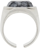 Isabel Marant Silver & Black Alto Ring