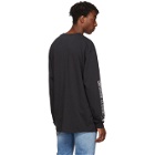 Heron Preston Black Oversized Skull Long Sleeve T-Shirt