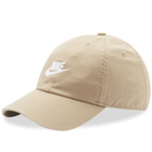 Nike Men's H86 Futura Washed Cap in Khaki/White