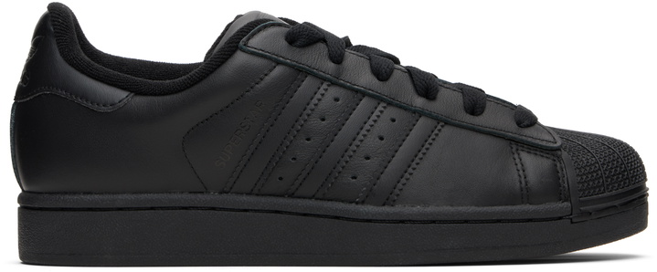 Photo: adidas Originals Black Superstar II Sneakers