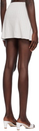 Paloma Wool Gray Clairo Miniskirt