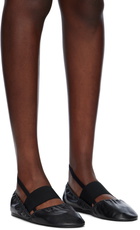 ALAINPAUL Black Merce Ballerina Flats
