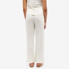 DONNI. Women's Jersey Simple Trousers in Cream