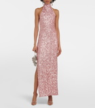 Rotate Birger Christensen Bridal Kasia sequined maxi dress