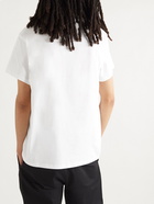 LOEWE - Logo-Embroidered Cotton-Jersey T-Shirt - White