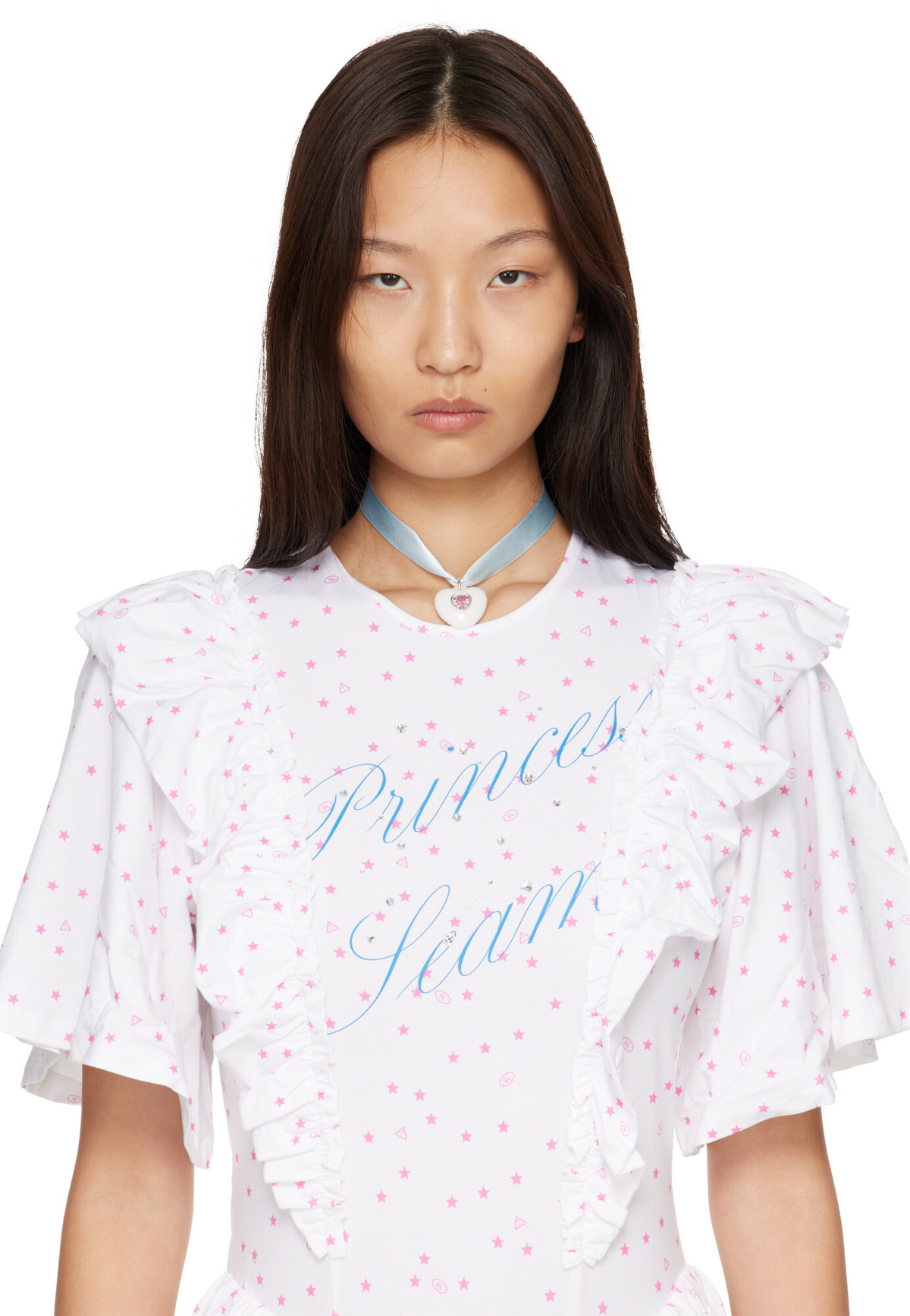 Sandy Liang Gummy Heart Choker