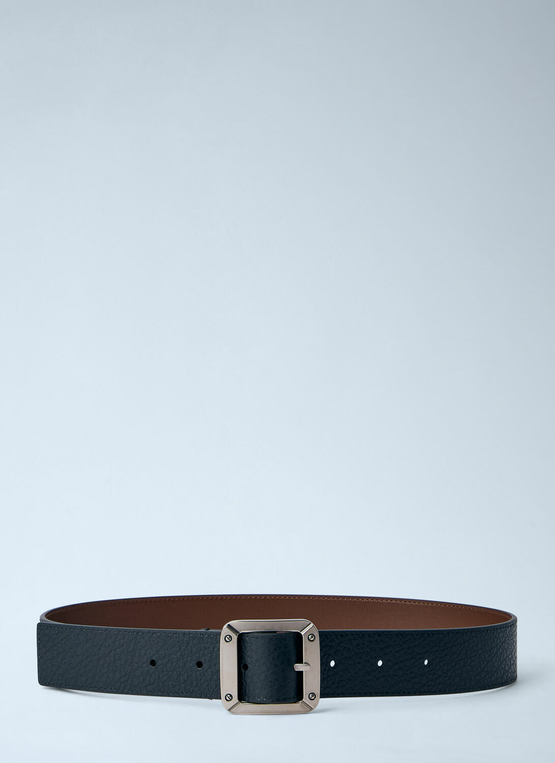 Acne Studios Textured Reversible Leather Belt