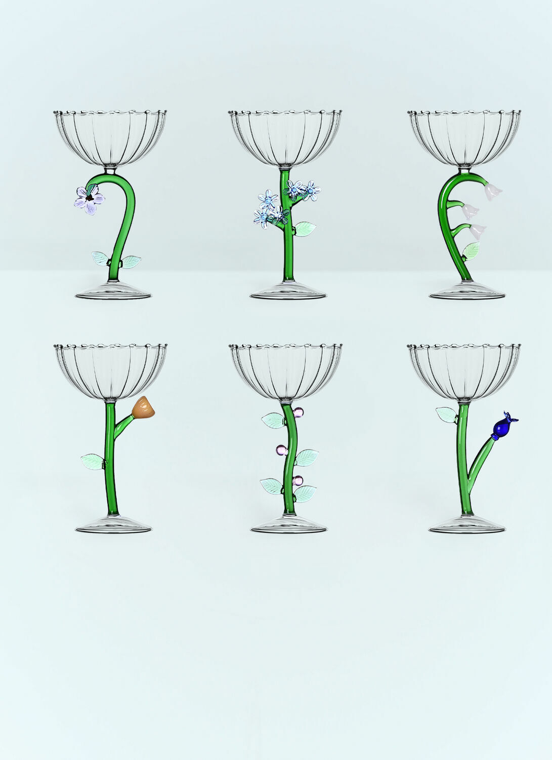 Ichendorf Milano Set Of Six Botanica Champagne Glasses