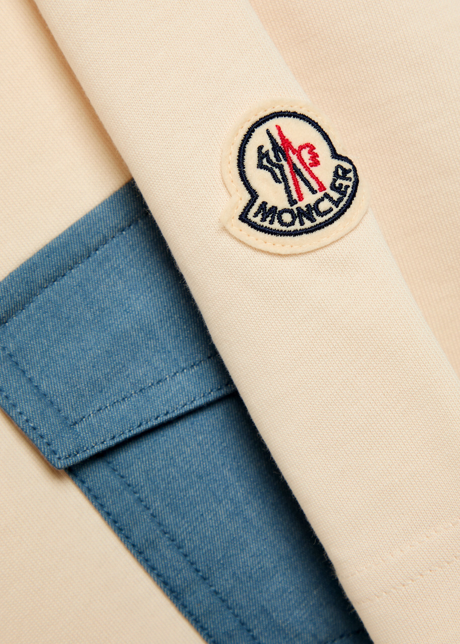 Moncler Patch-pocket Cotton T-shirt Multicoloured 1