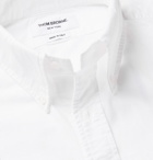 Thom Browne - Slim-Fit Button-Down Collar Striped Cotton Oxford Shirt - Men - White