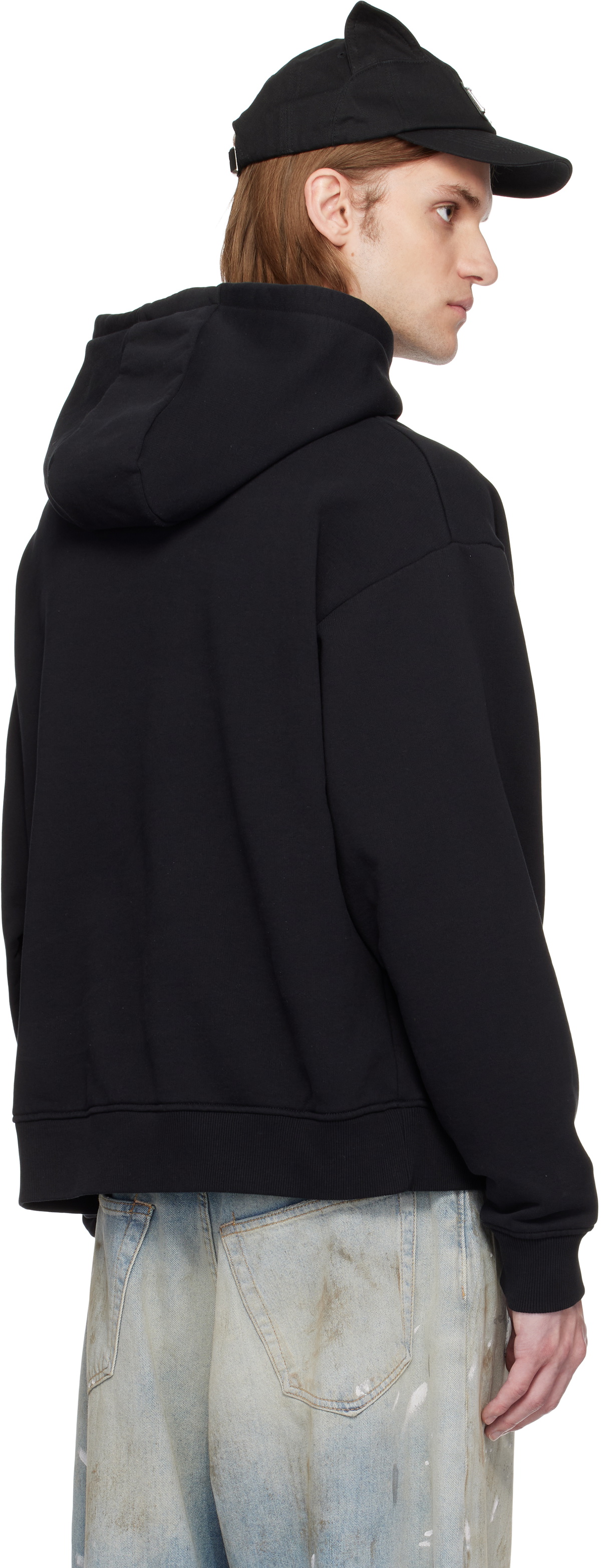 Charles Jeffrey LOVERBOY Black Logo Hoodie
