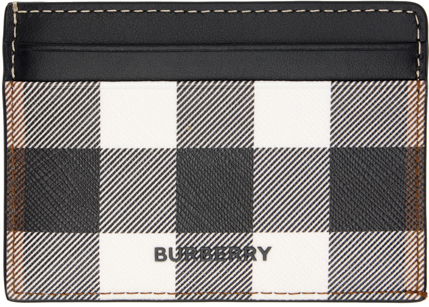 Burberry Men's Card Holder Check Blue