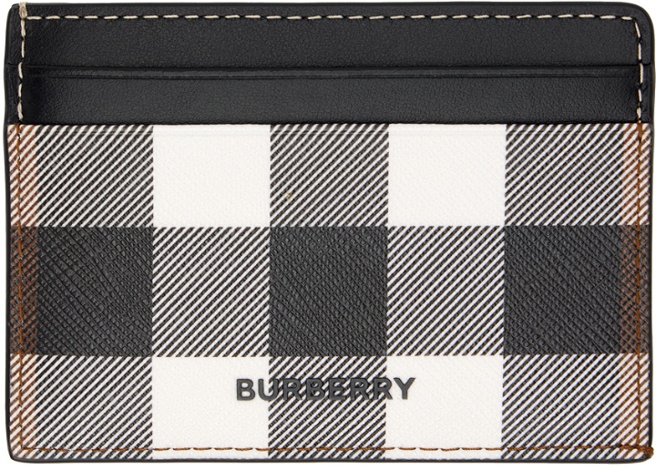 Photo: Burberry Black Check Card Holder