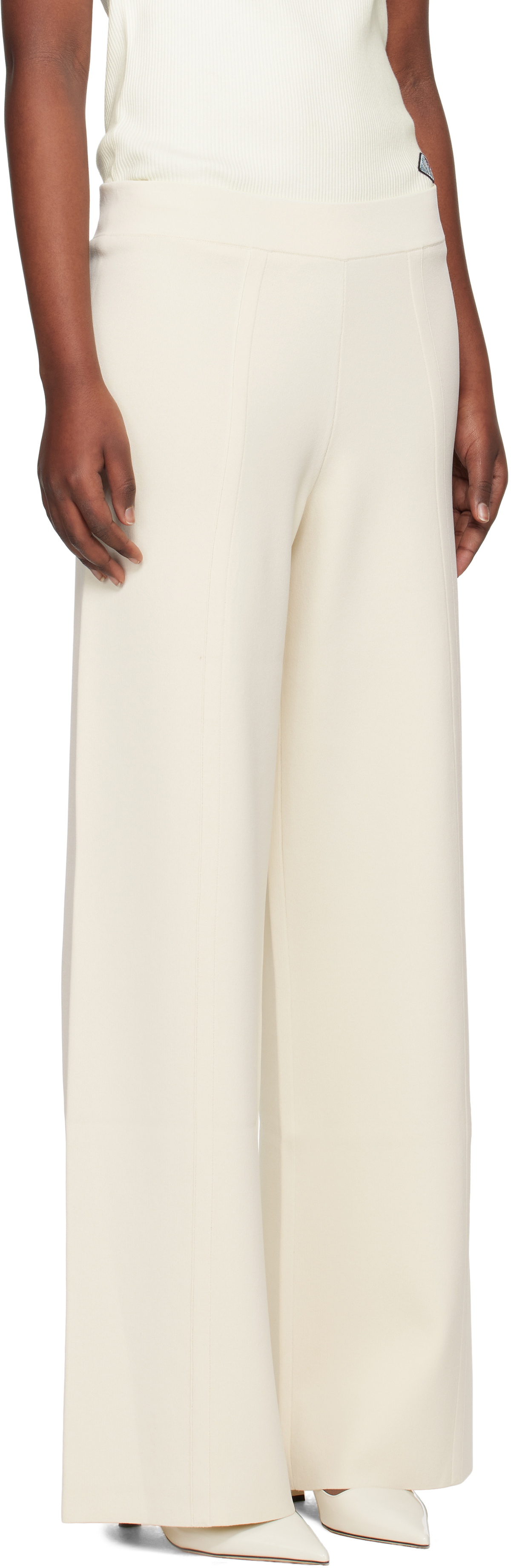 Max Mara Off-White Assiro Lounge Pants