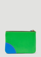 Super Fluo Leather Wallet in Orange