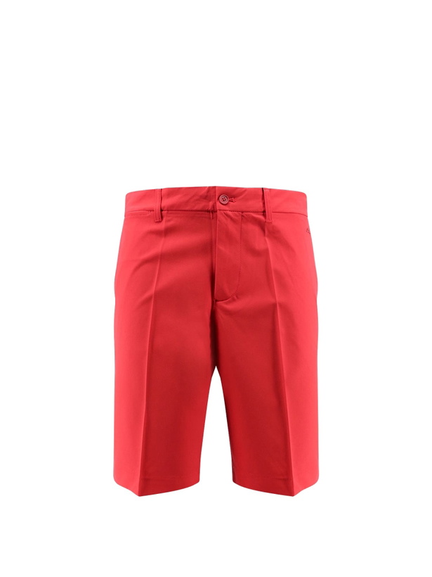 Photo: J.Lindeberg Technical Fabric Bermuda Shorts With Logo Patch