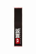 Diesel Wool-blend scarf with maxi jacquard logo - Scarf Mens in Multicolor