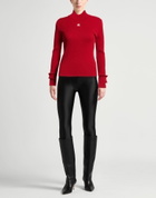 Courrèges Womens Turtleneck in Red