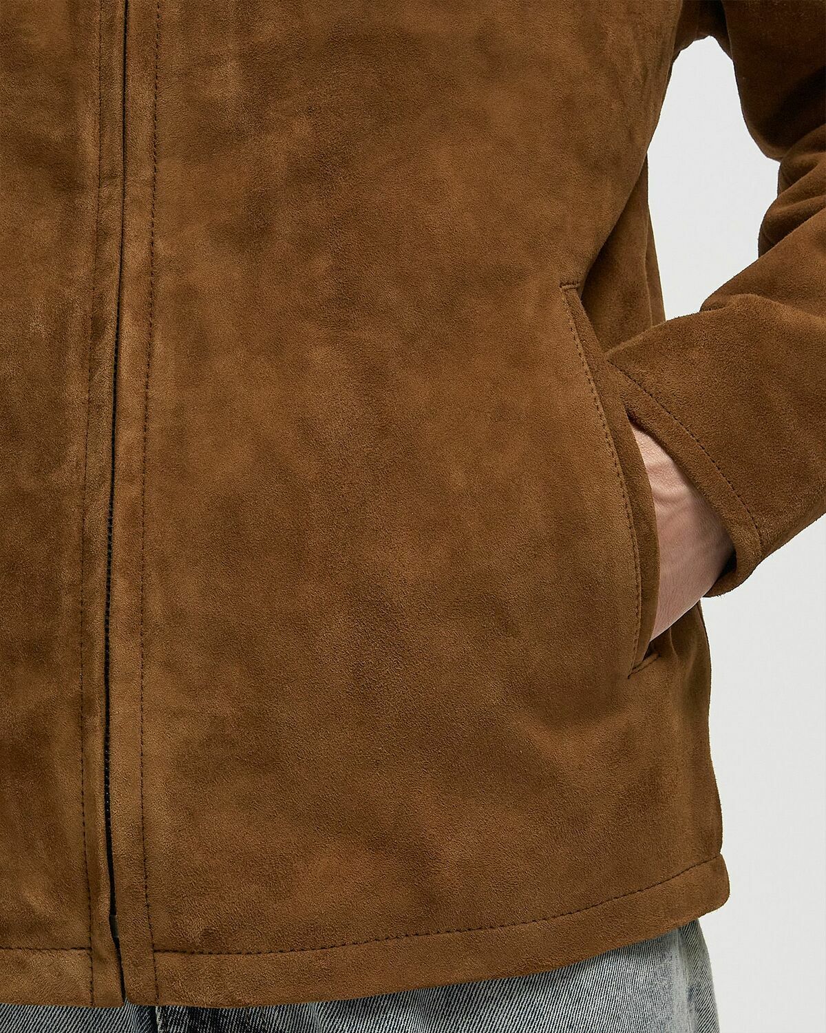 Schott NYC LCWORK25 JACKET Brown Mens Coat