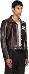 Courrèges Brown Reedition Vinyl Jacket
