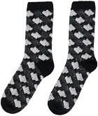 ADER error Black & Gray Jacquard Socks
