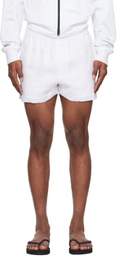 Dsquared2 White Summer Lovers Linen Shorts