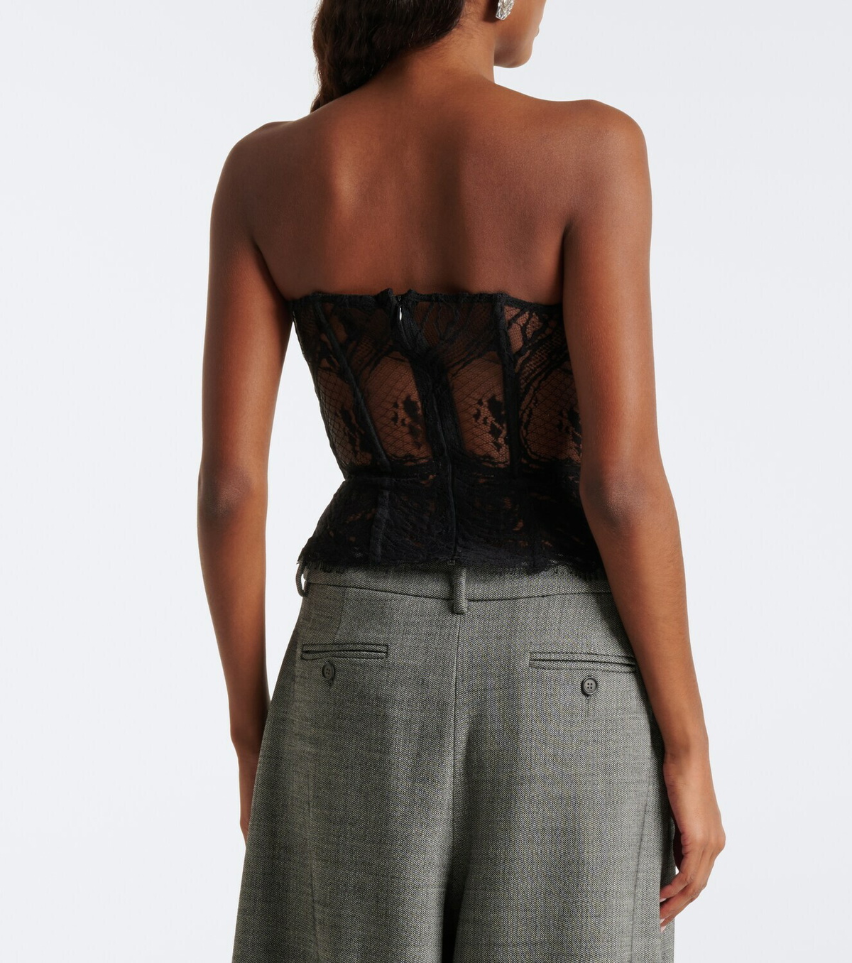 Magda Butrym Draped lace corset
