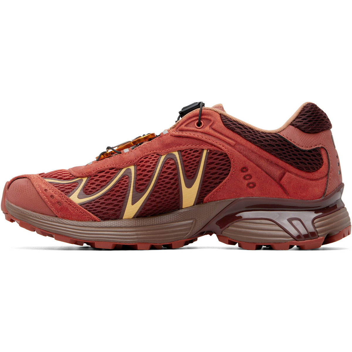 Salomon Brown & Orange XT-Whisper 'Red Ashes' Sneakers
