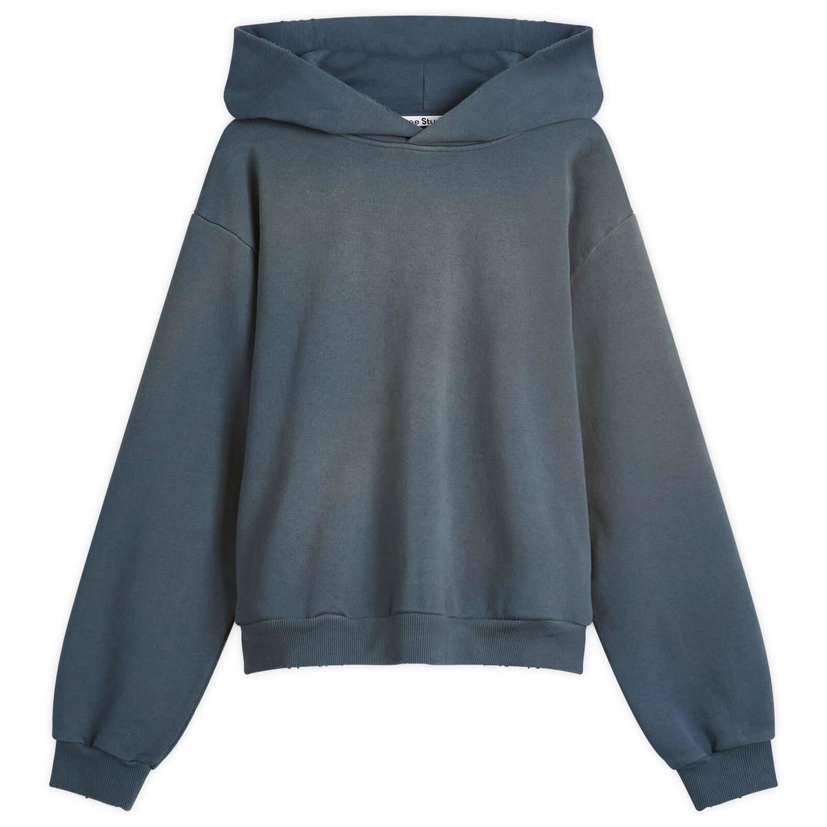 Acne Studios - Fester H Cropped Cotton-Jersey Hoodie - Green