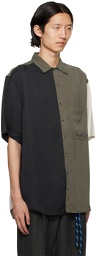 Song for the Mute Taupe Oversized Shirt