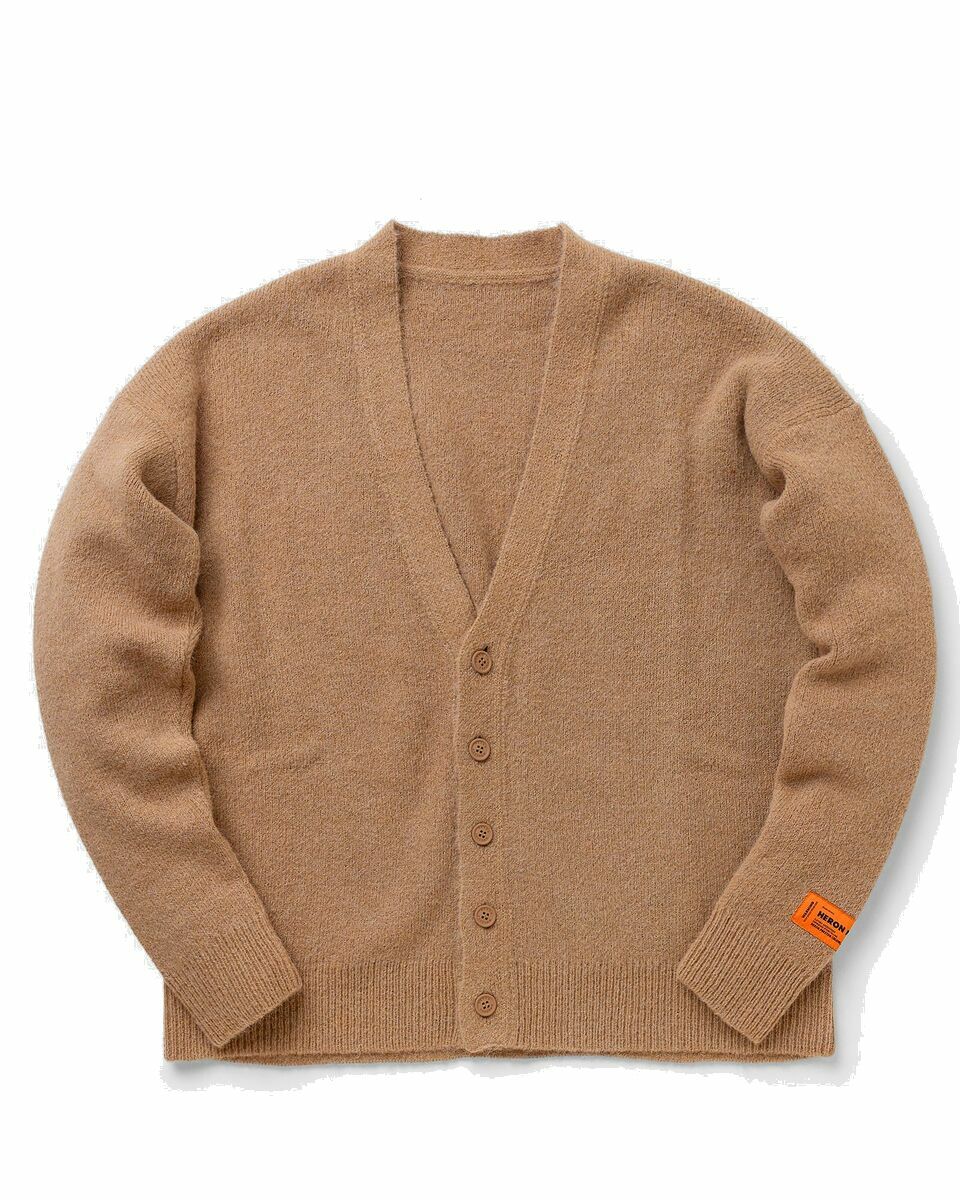 Heron preston for good calvin klein button-up knitted cardigan