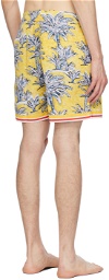 Orlebar Brown Yellow Bulldog Swim Shorts