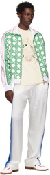 Casablanca Green & White 'Le Monogramme D'Osier' Jacket