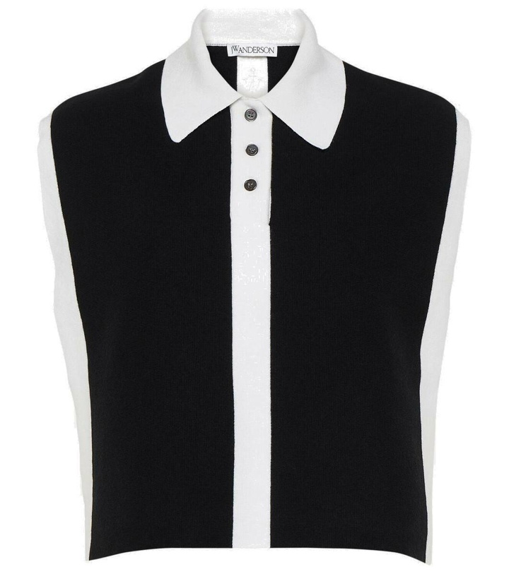 Photo: JW Anderson Cropped cotton-blend top