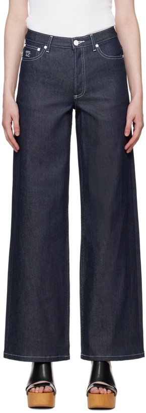 Photo: A.P.C. Indigo Katie Holmes Edition Elisabeth Jeans