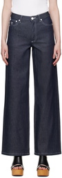 A.P.C. Indigo Katie Holmes Edition Elisabeth Jeans