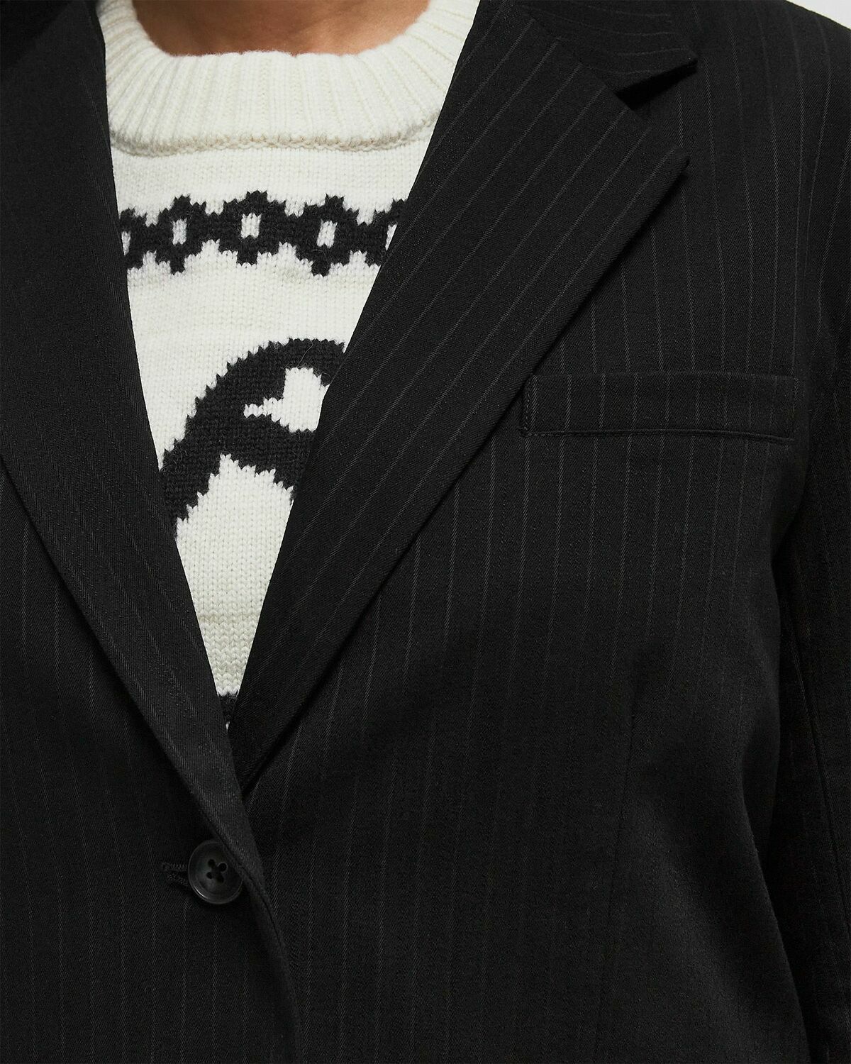 ØLÅF PINSTRIPE BLAZER Black Women