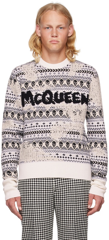 Photo: Alexander McQueen Off-White Graphic Sweater