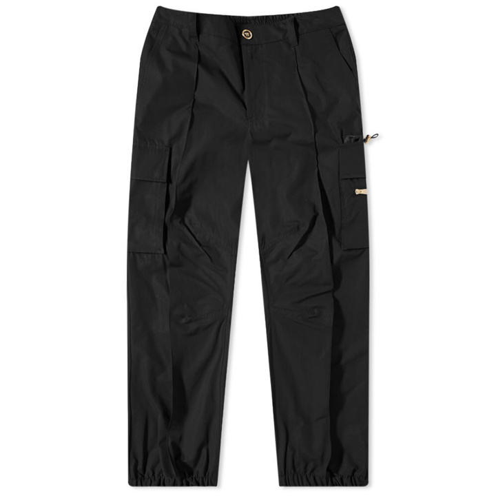 Photo: Versace Men's Drawstring Pocket Cargo Pant in Black
