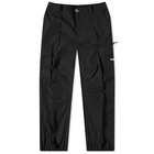 Versace Men's Drawstring Pocket Cargo Pant in Black