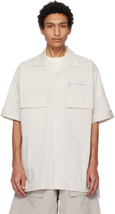 Photo: Y-3 Gray UT Short Sleeve Shirt