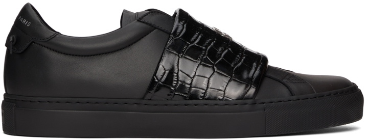 Photo: Givenchy Black Croc Urban Knots Sneakers