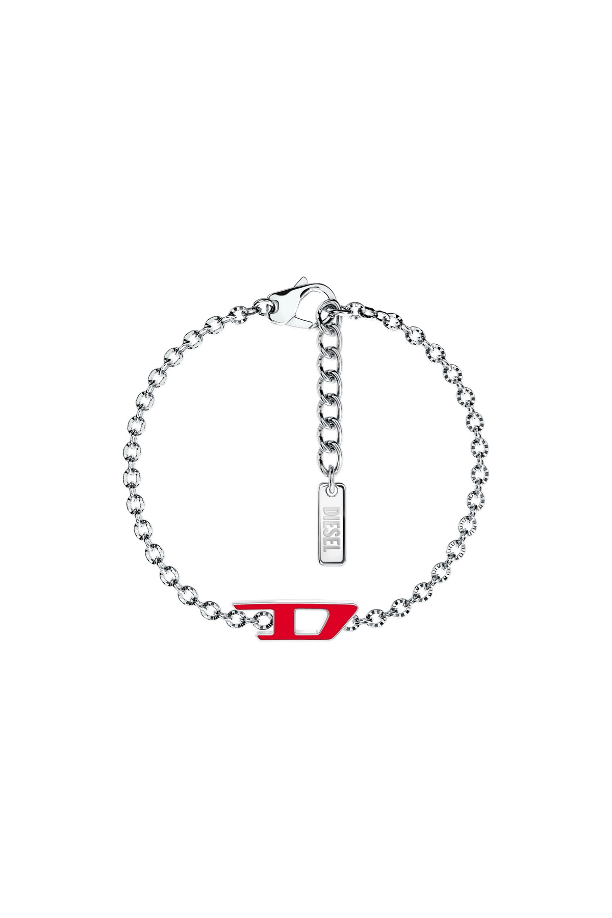 Diesel Stainless steel chain bracelet - Bracelets - Unisex - Silver
