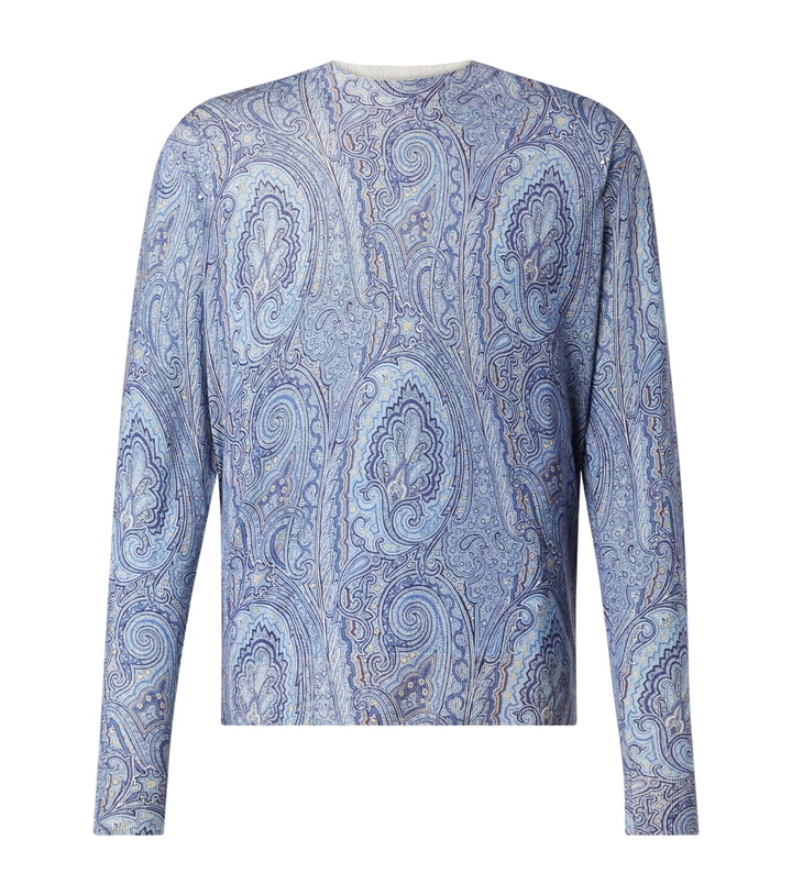 Photo: Etro Paisley silk and cashmere sweater