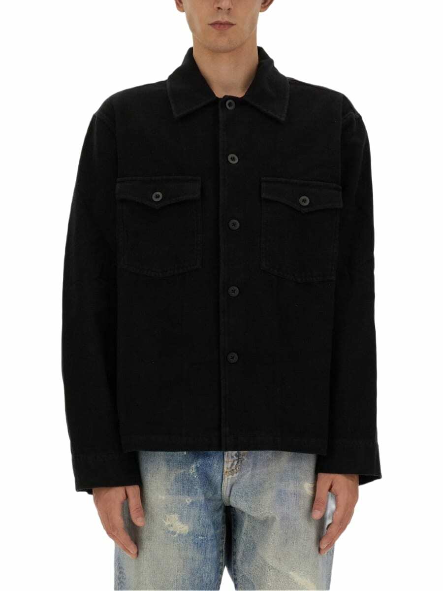 トップス our legacy loan jacket black melton Our Legacy Loan Melton Wool Jacket Black Melton Our Legacy
